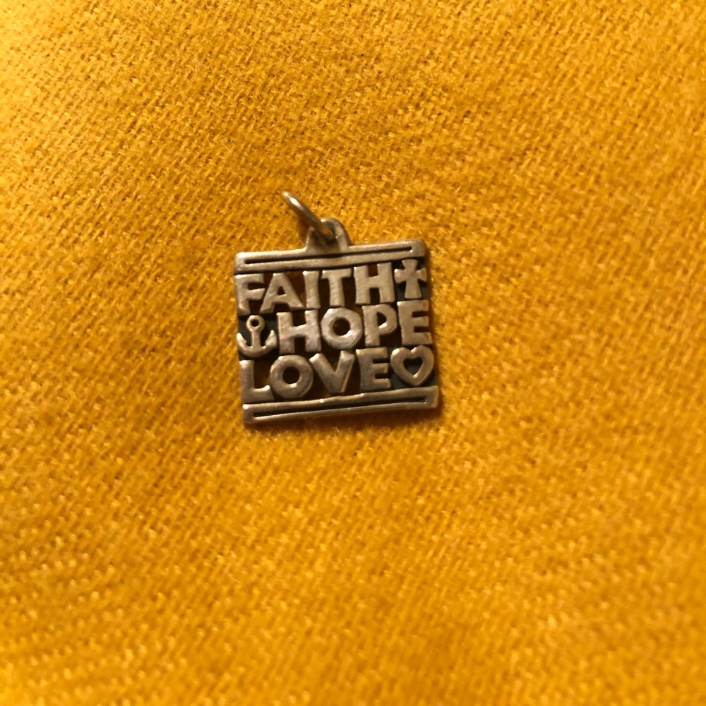 James Avery Faith, Hope & Love Charm